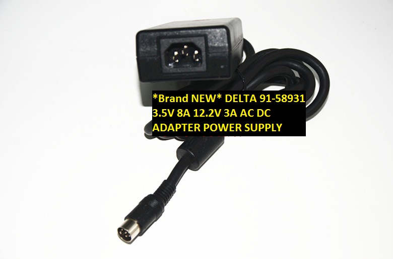 *Brand NEW*3.5V 8A DELTA 91-58931 6pin AC100-240V 12.2V 3A AC DC ADAPTER POWER SUPPLY